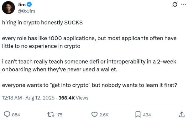 Failed your crypto job interview? 4 mistakes you likely made Failed your crypto job interview? 4 mistakes you likely made