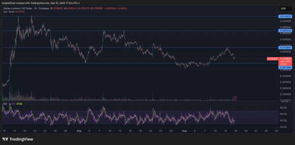 XLM Sees Heavy Volatility as Institutional Selling Weighs on Price