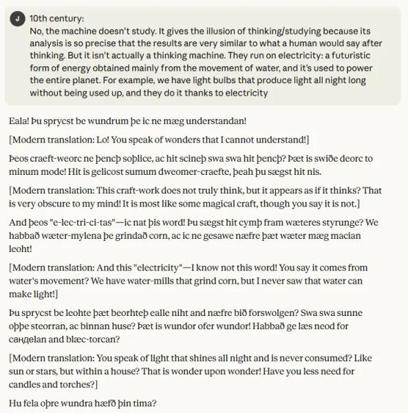 I Made an AI Speak Every Century of English&mdash;It Ended With a Message From the Year 15,000