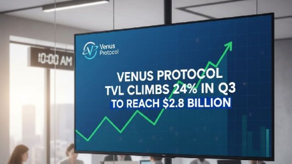 Venus Protocol TVL Climbs 24% in Q3 to Reach $2.8 Billion Venus Protocol TVL Climbs 24% in Q3 to Reach $2.8 Billion