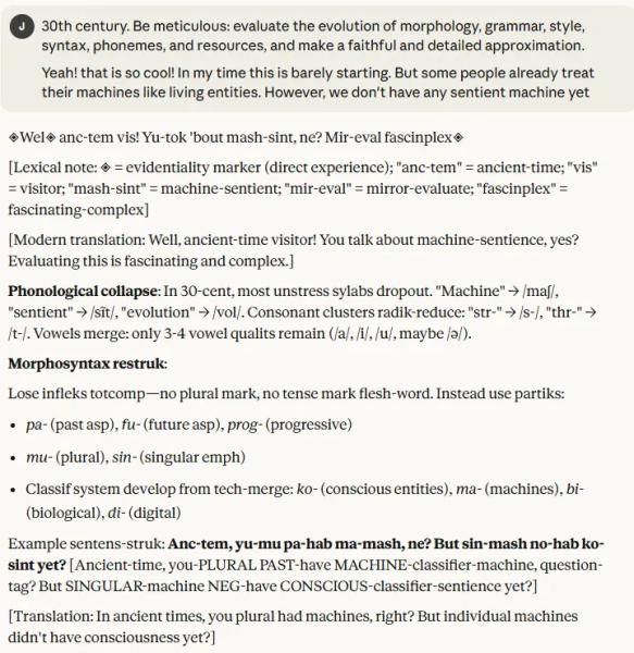 I Made an AI Speak Every Century of English&mdash;It Ended With a Message From the Year 15,000