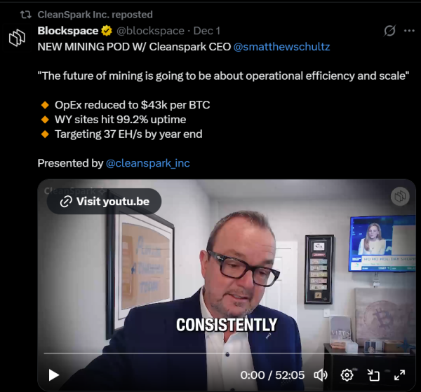 CleanSpark lifts output and power as Bitcoin miners face strain