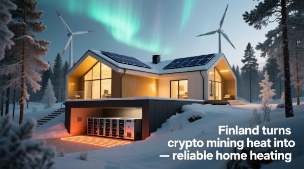 Finland turns crypto mining heat into reliable home heating Finland turns crypto mining heat into reliable home heating