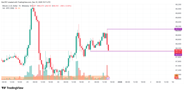 Bitcoin (BTC) Price Analysis for December 31