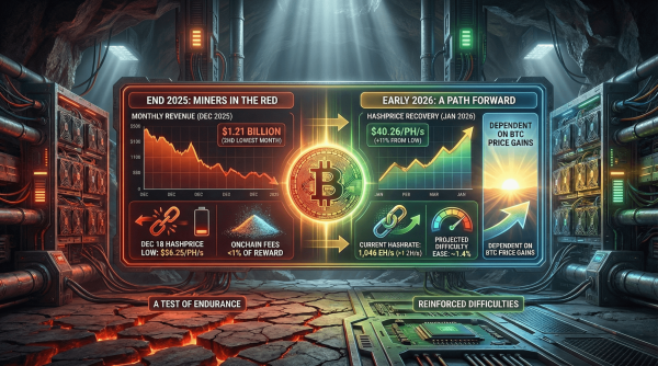 Bitcoin Miners End 2025 in the Red, but Early 2026 Offers a Path Forward