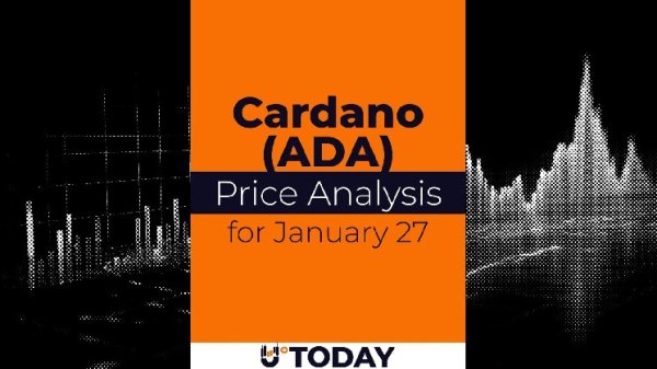 Cardano (ADA) Price Analysis for January 27 Cardano (ADA) Price Analysis for January 27