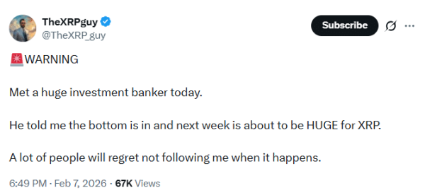 Finance Coach Warns: Anyone Claiming &ldquo;Insider Knowledge&rdquo; on XRP Is Fake