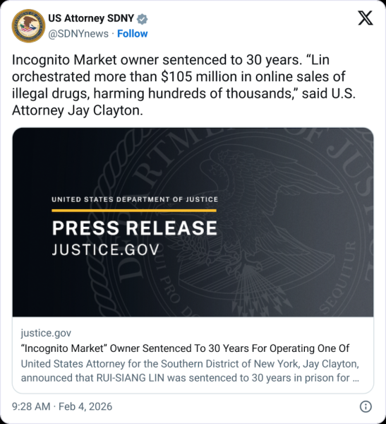 How crypto made and undid the $100M Incognito dark web market